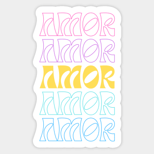 Amor Graffiti Sticker